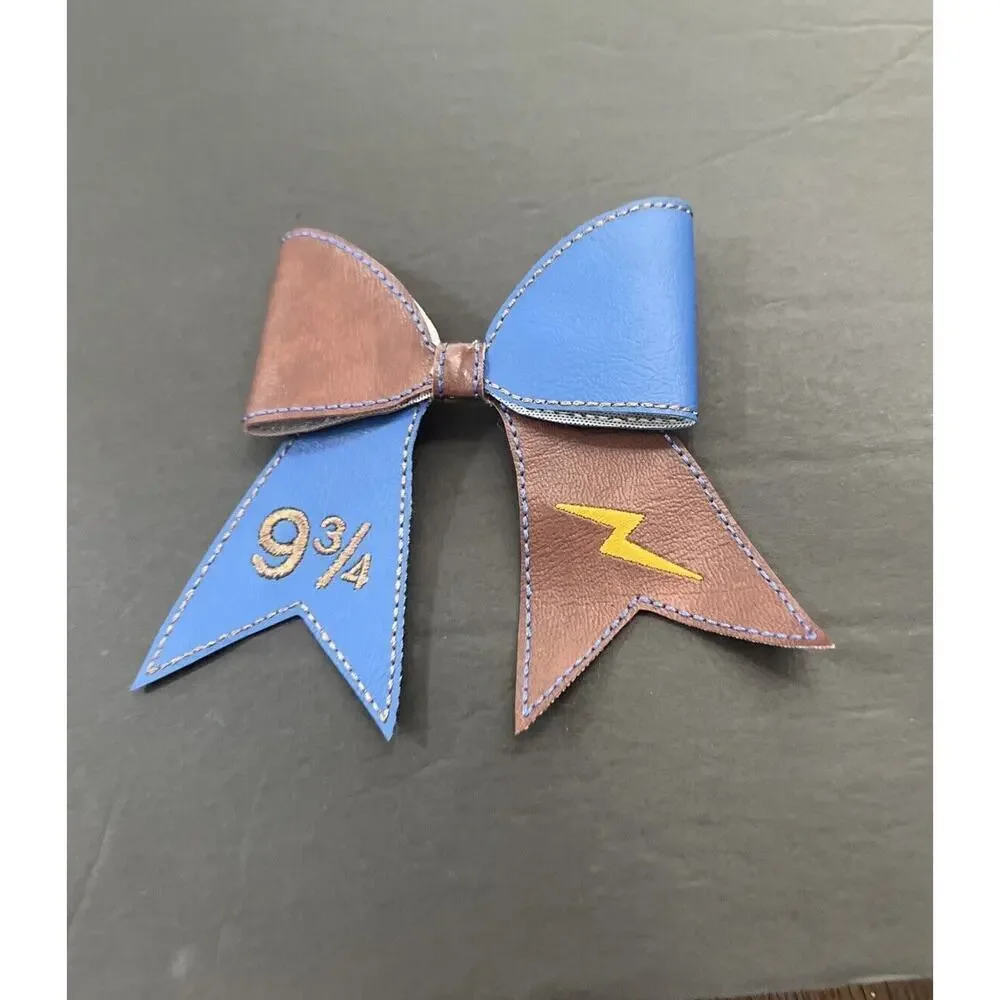 Harry Potter 9 3/4 Girl’s‎ Hair Bow Clip Barrette 4”x4”